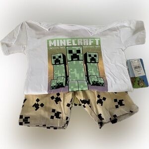 Minecraft Kids Matching Short Set